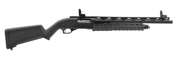 LKCI Vezir Carrera Tact-T Pump Shotgun 20" BBL Black 12 Gauge